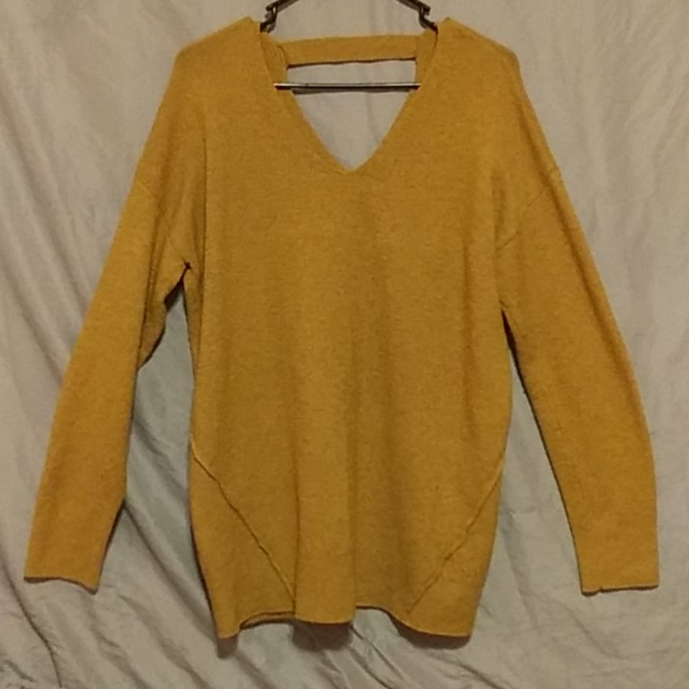 Mustard Yellow Long Sweater